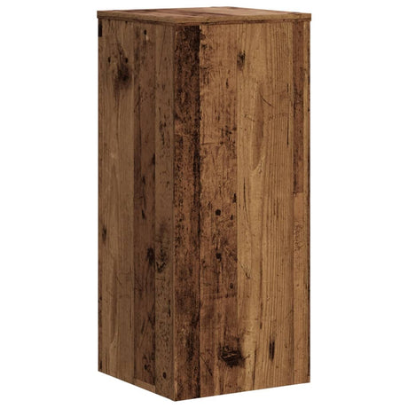 VidaXL plantestativer 2 stk 30x30x70 cm behandlet træ, gammelt træfarvet