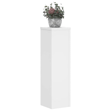 Vidaxx plantestativer 2 stk 17x17x60 cm konstrueret træ hvid
