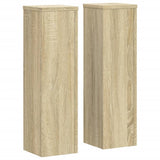 Vidaxx plantestativer 2 stk 17x17x60 cm konstrueret træ sonoma eg