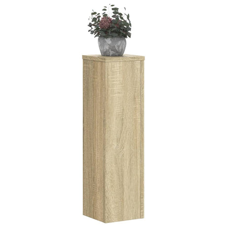 Vidaxx plantestativer 2 stk 17x17x60 cm konstrueret træ sonoma eg