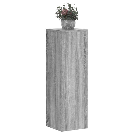 Vidaxxl plantestativer 2 stk 25x25x80 cm konstrueret træ grå sonoma
