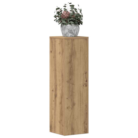 VidaXL plantestativer 2 stk 25x25x80 cm træ håndværksfarvet eg