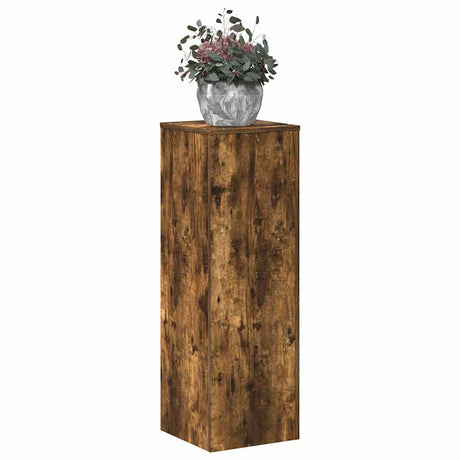 Vidaxx plantestand 33x33x100 cm forarbejdet træ, røget eg