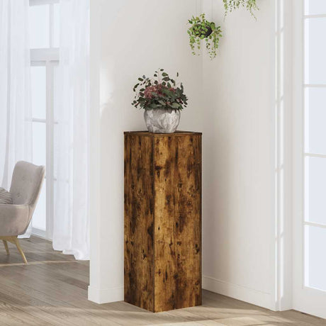 Vidaxx plantestand 33x33x100 cm forarbejdet træ, røget eg