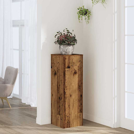 Vidaxx plantestativ 33x33x100 cm behandlet træ, gammelt træfarvet