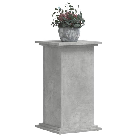Vidaxxl plantestand 33x33x60 cm konstrueret træ betongrå