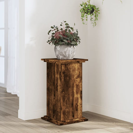 Vidaxx plantestand 33x33x60 cm konstrueret træ, røget eg