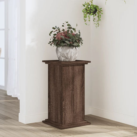 Vidaxx plantestand 33x33x60 cm konstrueret træ brun eg