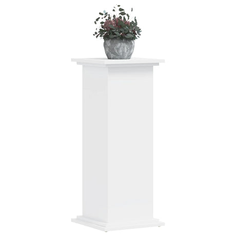 Vidaxx plantestativ 33x33x80 cm hvid konstrueret træ