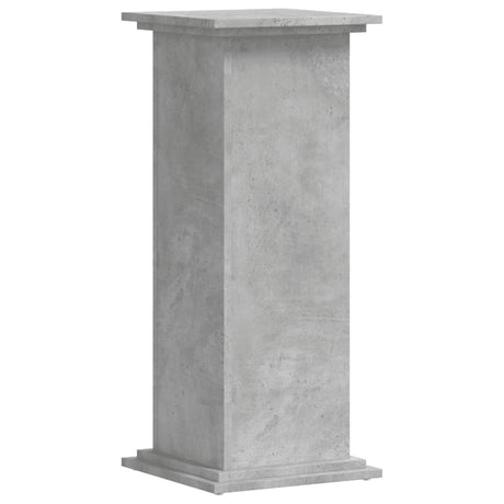 Vidaxxl plantestand 33x33x80 cm konstrueret træ betongrå