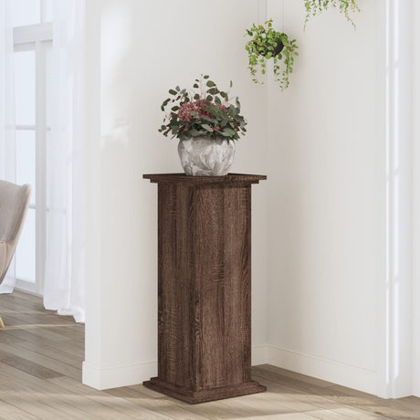 Vidaxx plantestand 33x33x80 cm konstrueret træ brun eg