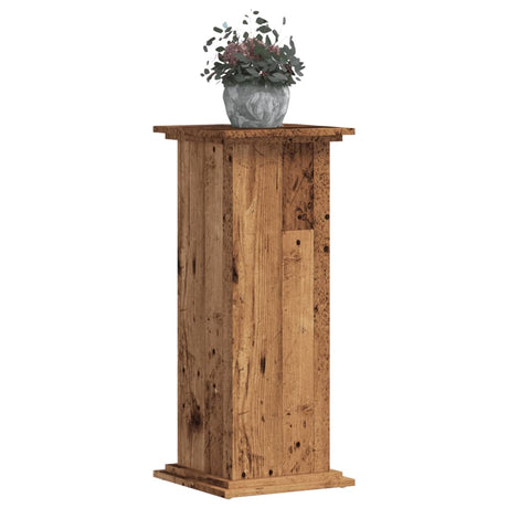 Vidaxx plantestativ 33x33x80 cm behandlet træ, gammelt træfarvet