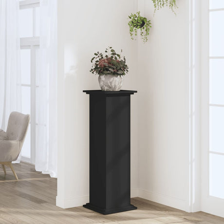 Vidaxx plantestand 33x33x100 cm forarbejdet træ sort