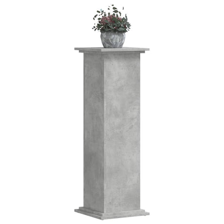 Vidaxx plantestand 33x33x100 cm konstrueret træ betongrå