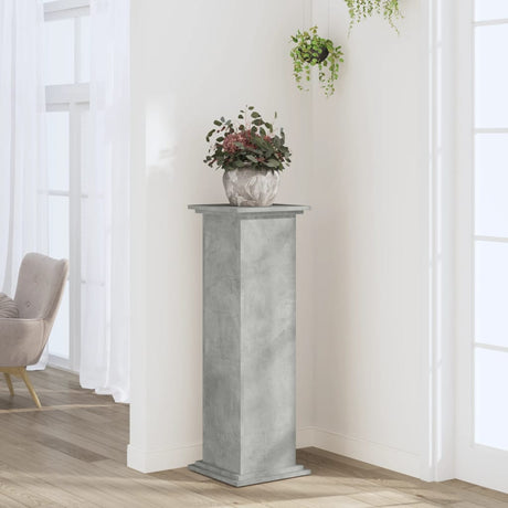 Vidaxx plantestand 33x33x100 cm konstrueret træ betongrå