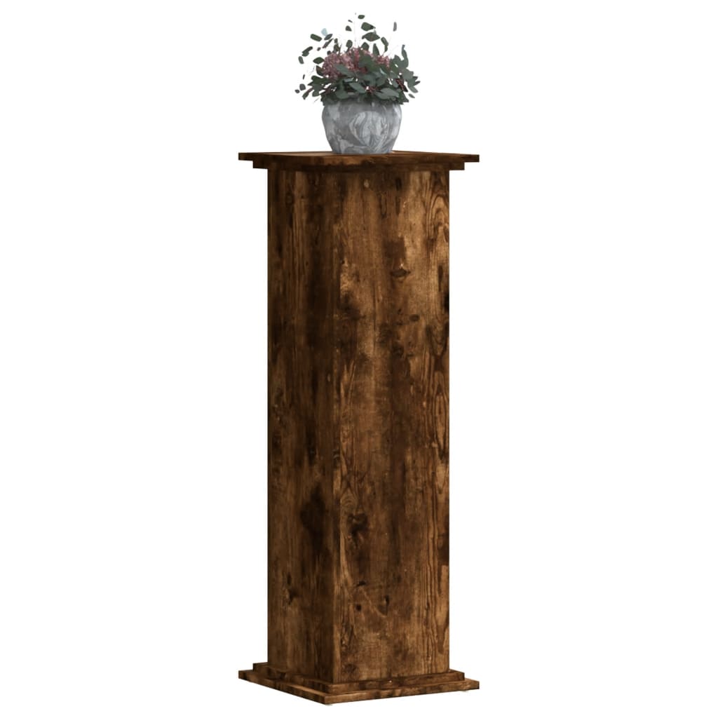 Vidaxx plantestand 33x33x100 cm forarbejdet træ, røget eg