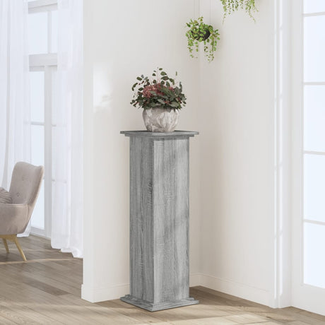 Vidaxx plantestand 33x33x100 cm konstrueret træ grå sonoma eg
