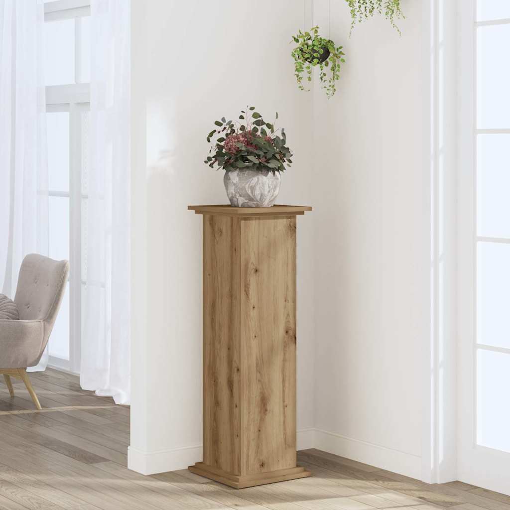 Vidaxx plantestativ 33x33x100 cm udformet træ, håndværksmæssig eg