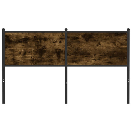 Vidaxl vervangend hoofdbord 150 cm en staal gerookt eikenkleurig