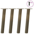 Vidaxl salontafelpoten 4 st 42 cm staal naturel