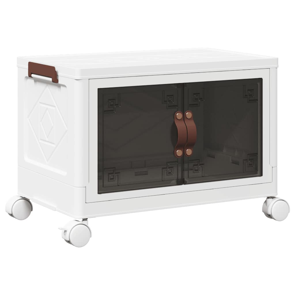 Vidaxx opbevaringsboks stabelbar med hjul 28 l 48,5x29,5x33 cm