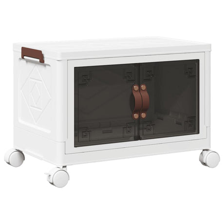 Vidaxx opbevaringsboks stabelbar med hjul 28 l 48,5x29,5x33 cm
