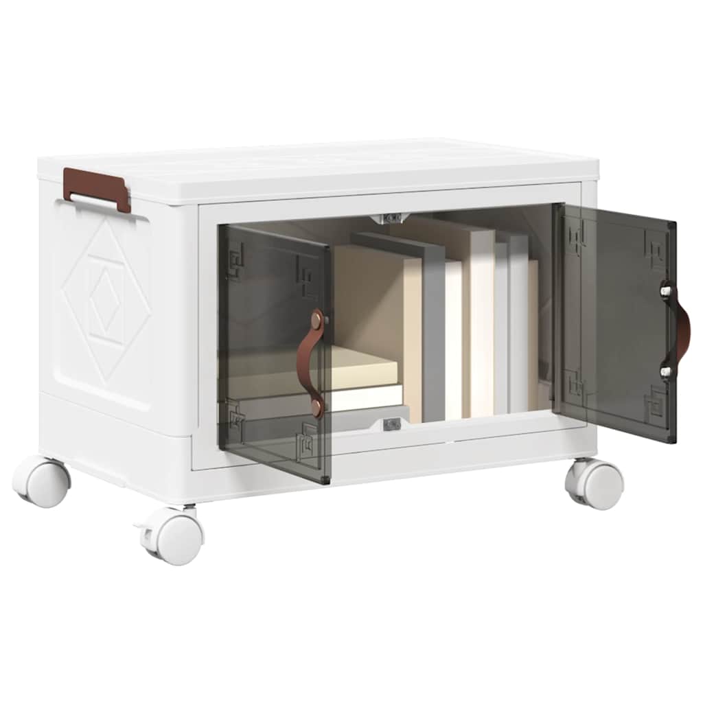 Vidaxx opbevaringsboks stabelbar med hjul 28 l 48,5x29,5x33 cm
