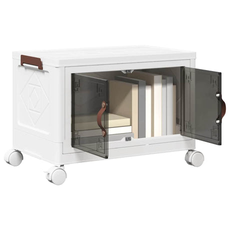Vidaxx opbevaringsboks stabelbar med hjul 28 l 48,5x29,5x33 cm