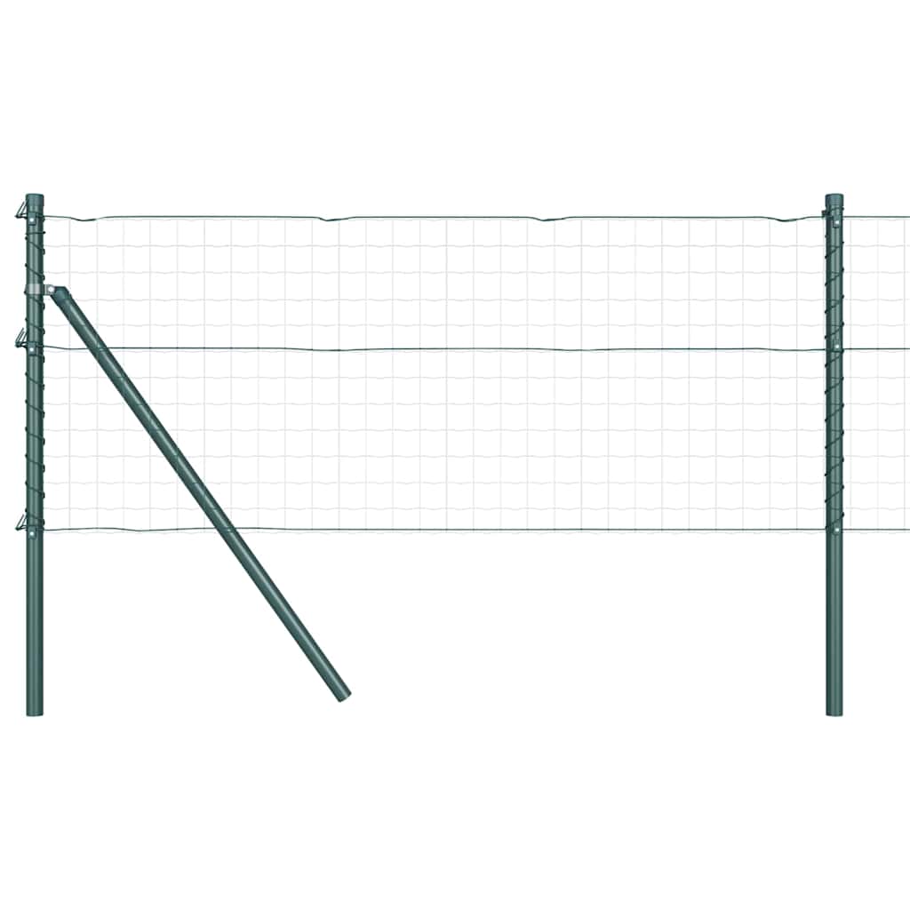 Vidaxl hegnspæl 26 stk grøn 3,2 x 3,2 x 80 cm