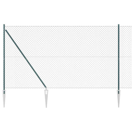 Vidaxl hegnspæl grøn 10 x 1,5 m (60 x 60 mm mesh)