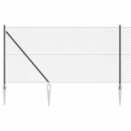 Vidaxl hegnspæl grå 10 x 1,2 m (40 x 40 mm mesh)