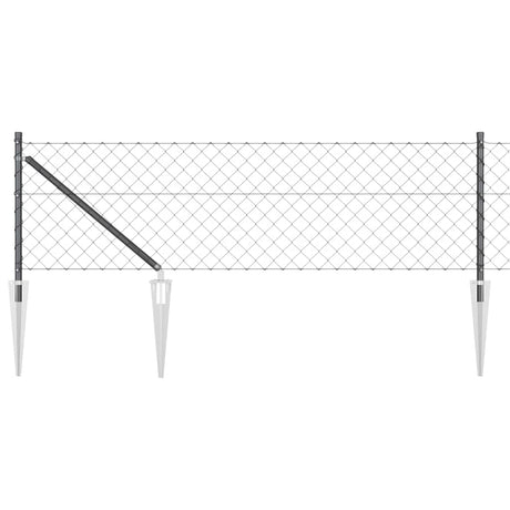 Vidaxl hegnspæl grå 10 x 0,4 m (60 x 60 mm mesh)