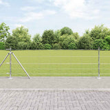 Vidaxl afrasteringspaal gegalvaniseerd 25 x 0,8 m staal