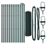 Vidaxl afrasteringspaal groen 25 x 0,5 m (13 mm gaas) staal