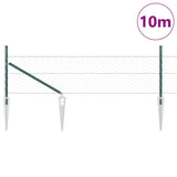 Vidaxl afrasteringspaal groen 10 x 0,4 m (50 mm mesh) staal en pvc
