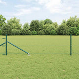 Vidaxl afrasteringspaal groen 25 x 0,5 m (36 mm gaas) staal
