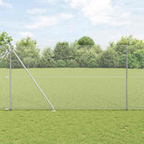 Vidaxl afrasteringspaal zilver 10 x 1,5 m (13 mm gaas) staal