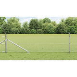 Vidaxl afrasteringspaal zilver 25 x 0,4 m (13 mm gaas) staal