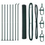 Vidaxl afrasteringspaal groen 10 x 1,2 m (13 mm gaas) staal en pvc