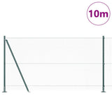 Vidaxl afrasteringspaal groen 10 x 1,2 m (13 mm gaas) staal en pvc