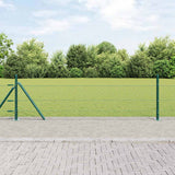Vidaxl afrasteringspaal groen 25 x 0,5 m (36 mm gaas) staal