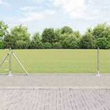 Vidaxl afrasteringspaal zilver 25 x 0,5 m (25 mm gaas) staal