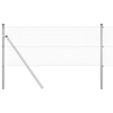 Vidaxl afrasteringspaal zilver 10 x 0,8 m (16 x 16 mm gaas) staal