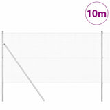 Vidaxl afrasteringspaal zilver 10 x 1,4 m (12 x 12 mm gaas) staal