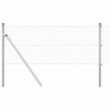 Vidaxl afrasteringspaal zilver 25 x 0,4 m (25 x 25 mm gaas) staal