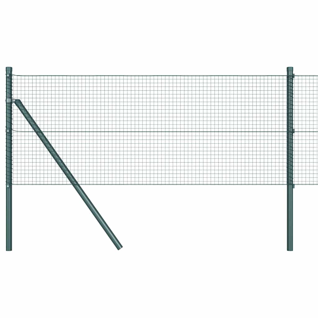 Vidaxl afrasteringspaal groen 25 x 0,8 m (19 x 19 mm gaas)