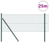 Vidaxl afrasteringspaal groen 25 x 0,8 m (19 x 19 mm gaas)