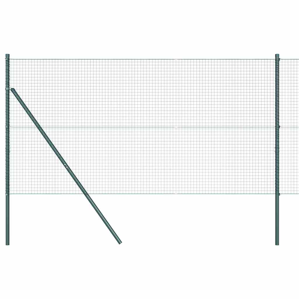 Vidaxl afrasteringspaal groen 25 x 1,2 m (25 x 25 mm gaas)