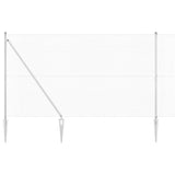 Vidaxl afrasteringspaal zilver 10 x 1,6 m (12 x 12 mm gaas) staal