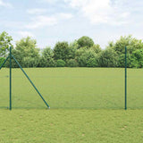 Vidaxl afrasteringspaal groen 10 x 1,4 m (19 x 19 mm gaas)